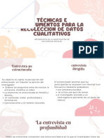 Técnicas e Instrumentos para La Recolección de Datos Cualitativos