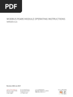 Katronic Technologies Modbus Module Operating Instruction V 4.21