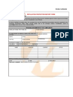 Retaliation Protection Report Form