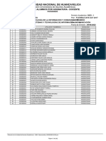 Lista de Alumnos - Primer Ciclo