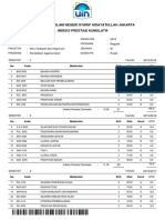 Rekaman Nilai 20 Juli 2022