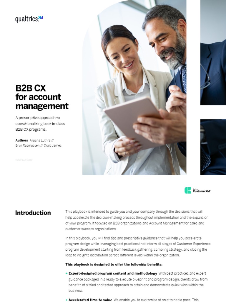 Account Management Playbook Download Free PDF Customer Relationship