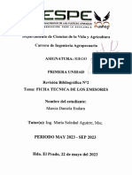 Ficha Técnica de Los Emisores