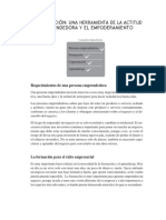 Fomento de La Cultura Emprendedora e Idea de Negocios Lectura Tarea 2