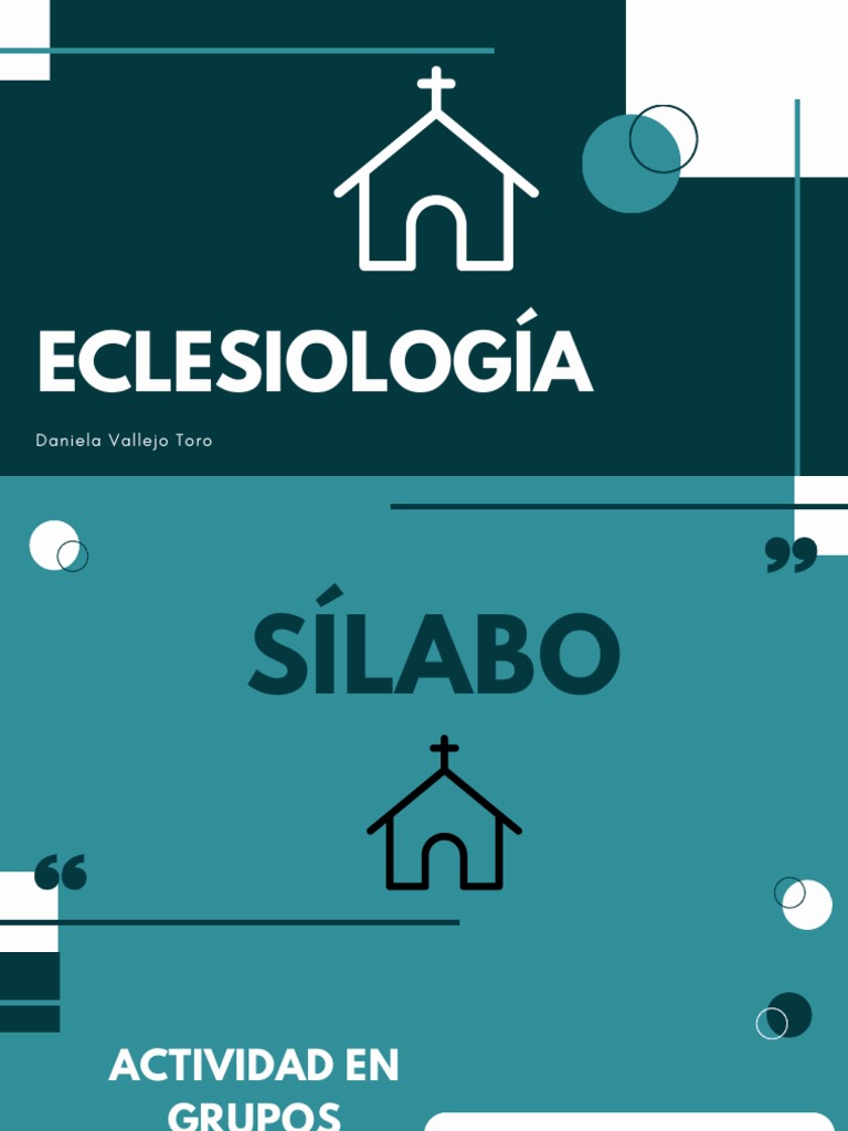 Eclesiología - Clase 1 y 2 | PDF | Iglesia cristiana | Biblia