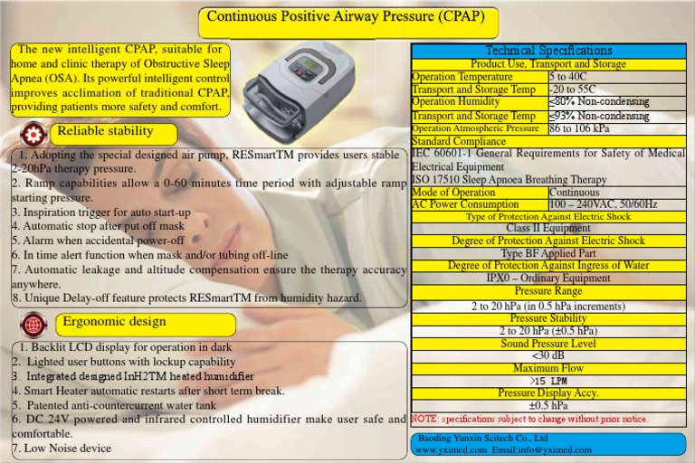 Intelligent CPAP for OSA Therapy | PDF