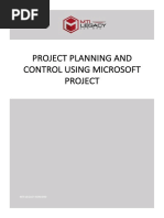 Project Planning and Control Using Microsoft Project: Mti Legacy SDN BHD