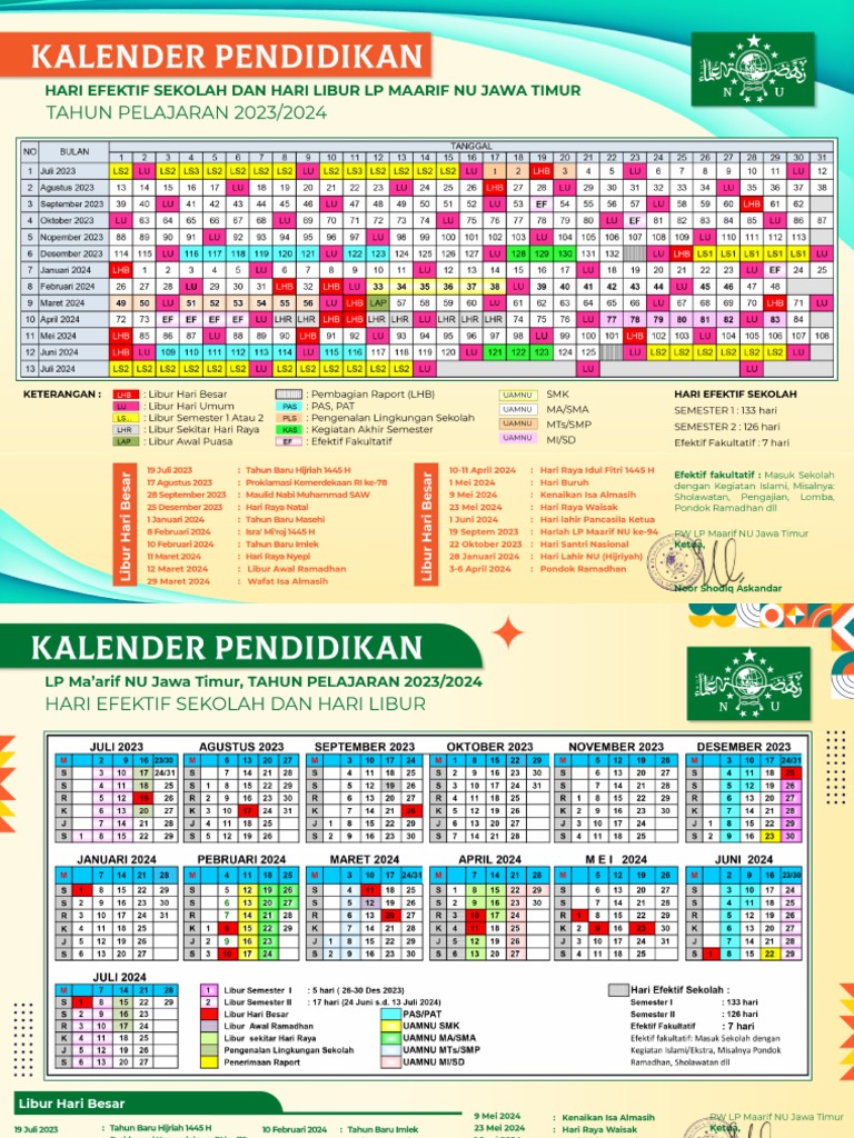 Layout Kalender Akademik | PDF