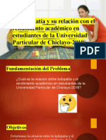 La Ludopatía y Su Relación Con El Rendimiento