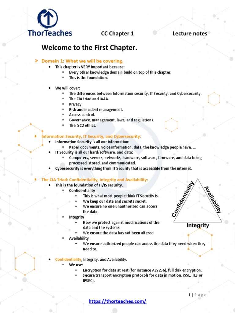 2023+CC+Domain+1+Study+guide+by+ThorTeaches Com+v1 1 | PDF | Password ...