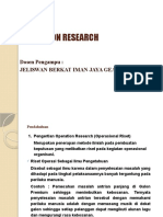 Materi Research Operation - Pertemuan 1