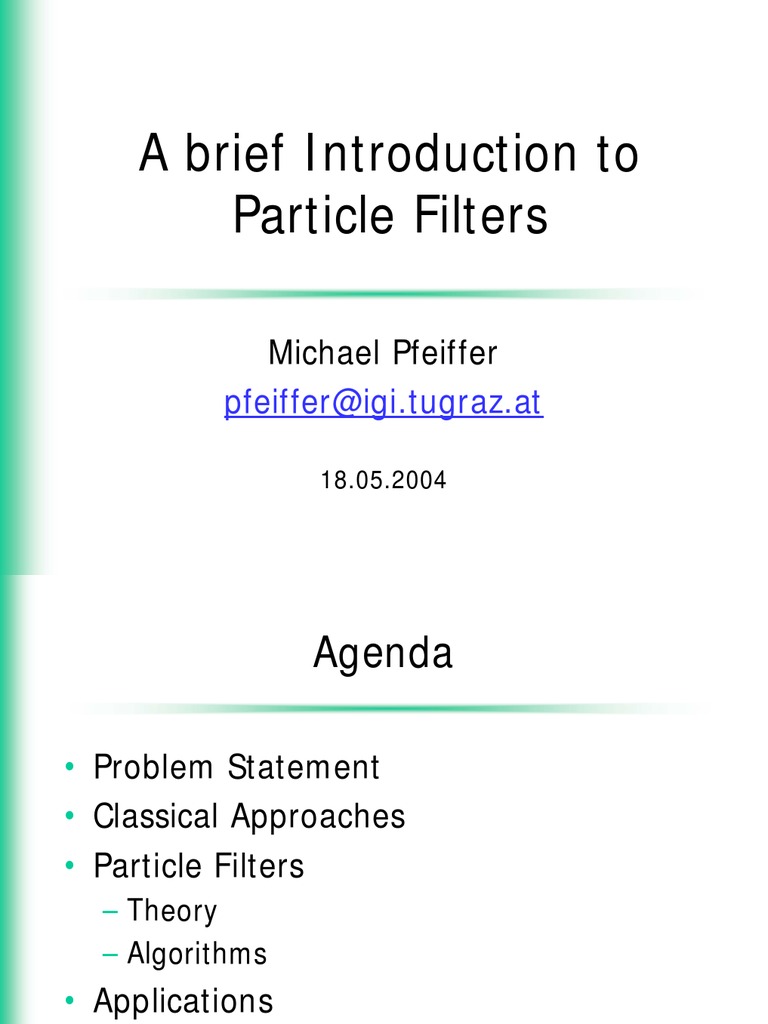 Particle Filters | PDF | Kalman Filter | Monte Carlo Method