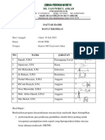 DAFTAR HADIR Rapat Rks 2022