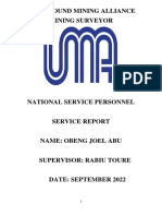 Uma - Service Report - Obeng Joel Abu - Chapter Final