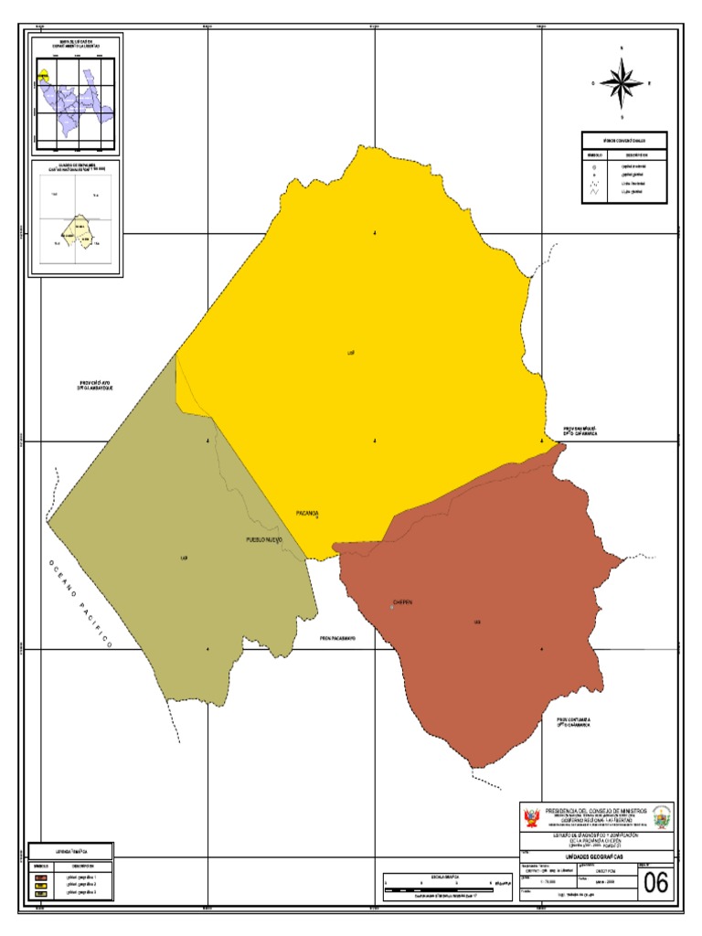 EDZ CHEPEN I. Mapa 06 Unidades Geograficas | PDF
