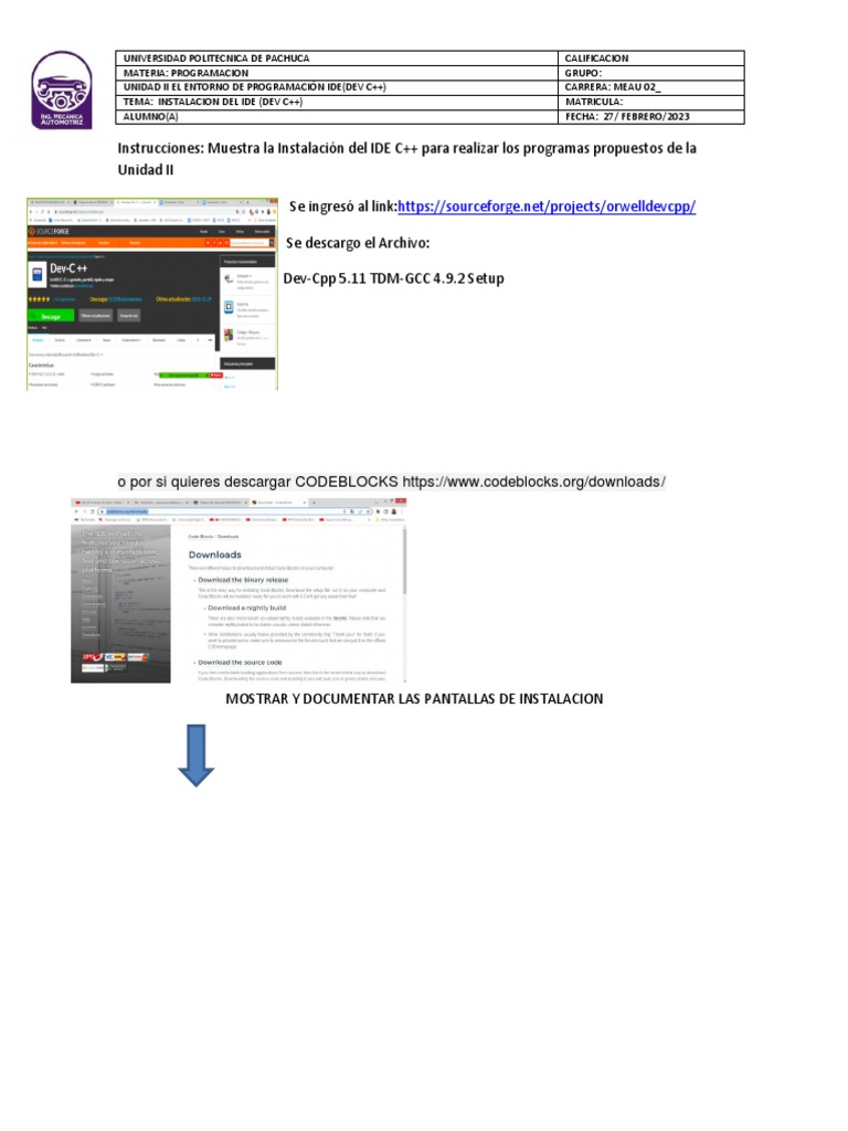 Instalacion Ide (Dev C++) | PDF