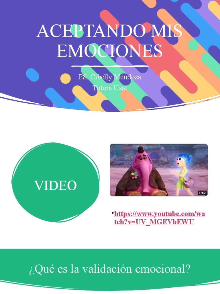 Validación Emocional y Técnicas de Relajación | PDF | Las emociones ...