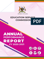 Education Service Commission Annual Report 2021 - 21