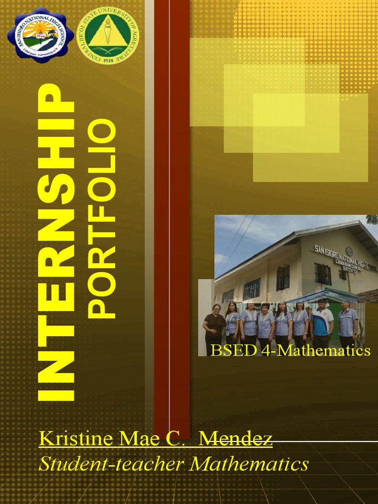 Internship Portfolio of Kristine Mendez | PDF | Learning | Teachers