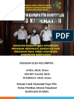 Kegiatan Administrasi Kesehatan Program Sertifikasi, Akreditasi Dan Perizinan Pada Dinas Kesehatan Kabupaten Banyuasin