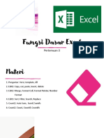 Pert 3 Fungsi Dasar Excel