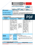 Sesión Aprendizaje 2023 CUARTO #4 MRC