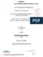 Unit 4 Drilling Machines