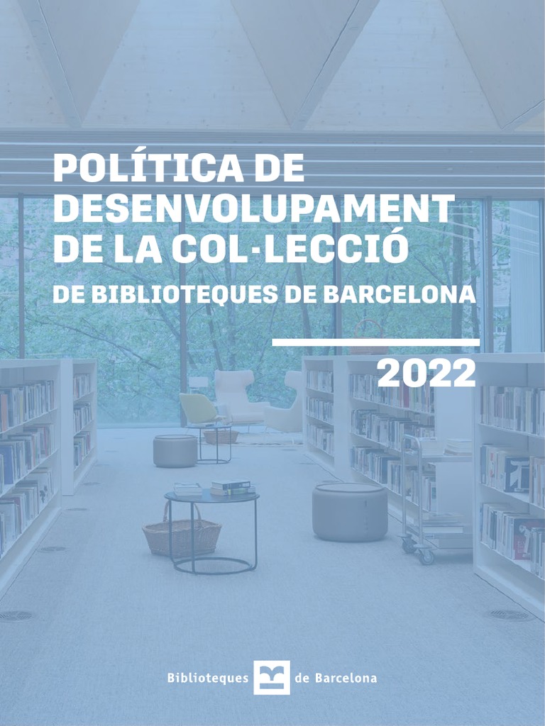 Política de Desenvolupament de La Col Lecció de Les Biblioteques de ...