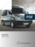 Mercedes Benz Sprinter 2010 Operators Manual