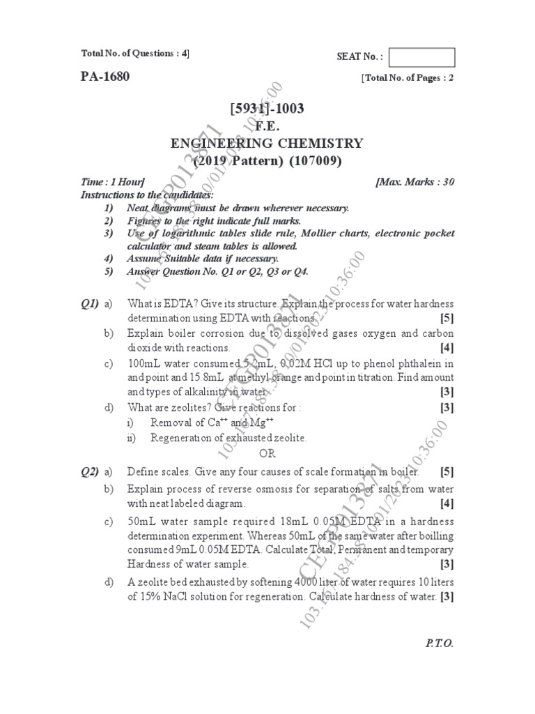 16 Que Paper Insem Jan 2023 1 Pdf Chemistry Physical Sciences