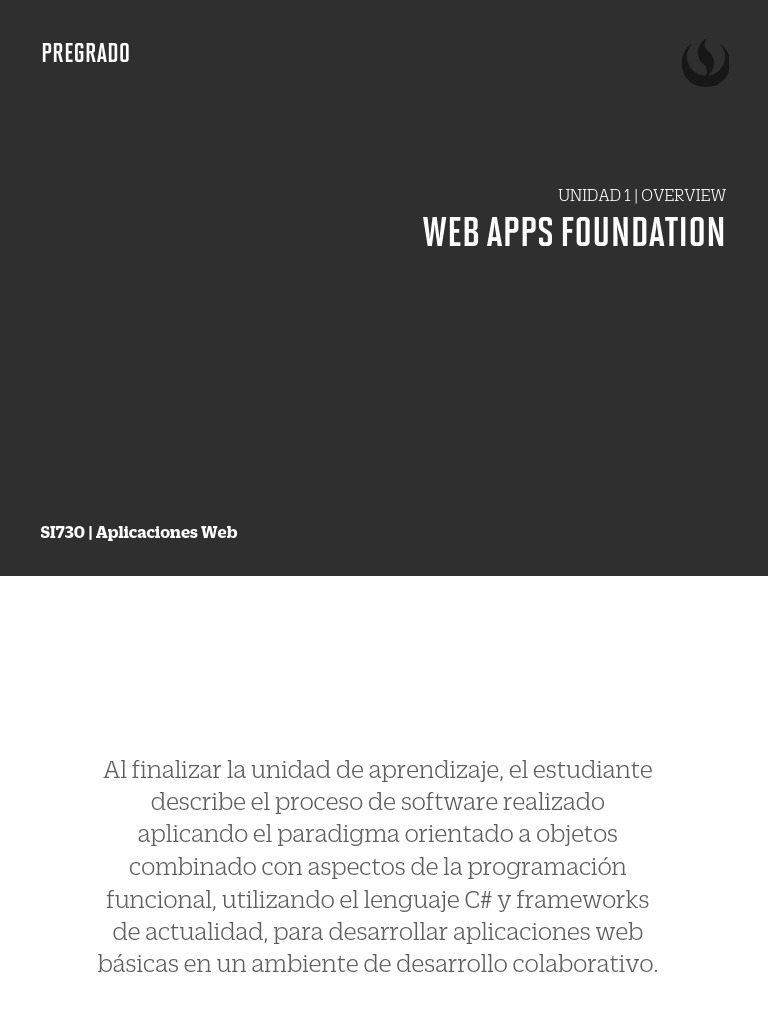 Upc Pre Si730  Apps Foundation v1 PDF Framework Red mundial