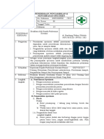 Sop Penerimaan, Pengambilan, Penyimpanan Specimen