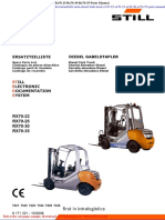 Still Steds Diesel Fork Truck Rx70 22 Rx70 25 Rx70 30 Rx70 35 Parts Manual