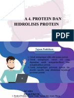 Acara 4. Pendahuluan Protein Dan Hidrolisis Protein