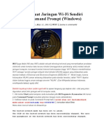 Cara Membuat Jaringan Wifi Via Command Prompt