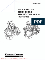 Komatsu Engine 610 Workshop Manuals 2