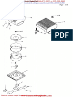 Cub Cadet Parts Manual For Model 2084 SN 836000 864500