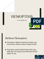 Hemoptisis 