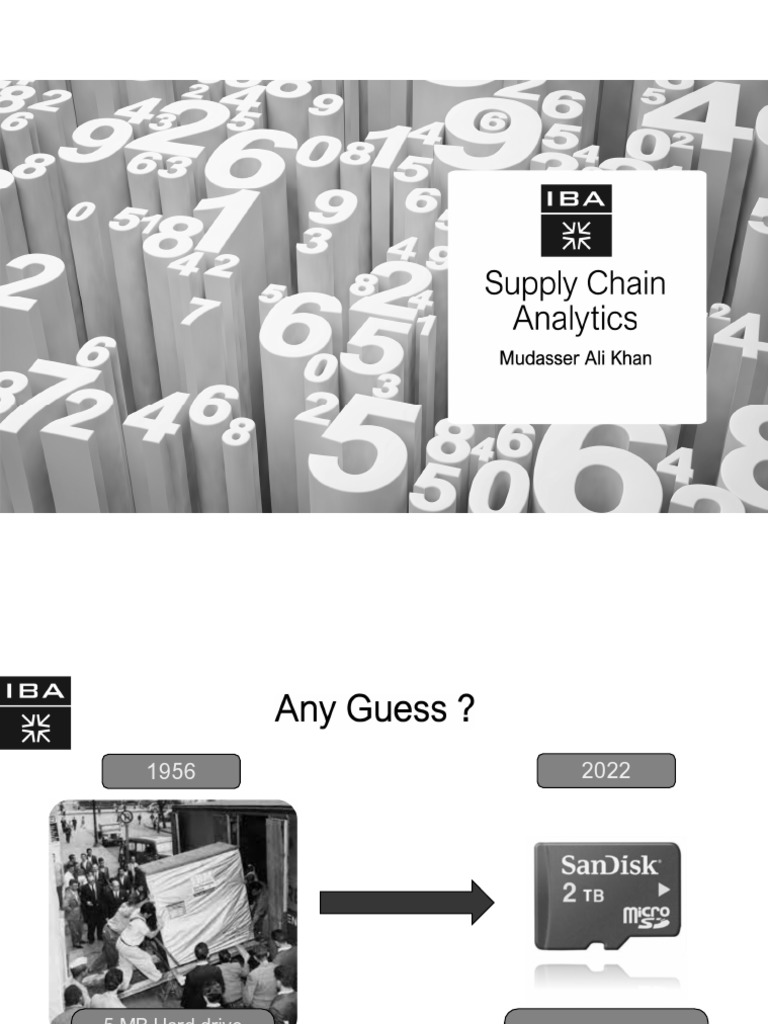 Supply Chain Analytics PDF Supply Chain Warehouse