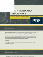 Math Peminatan Kelompok 1