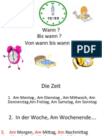 Die Zeit Mit Verben