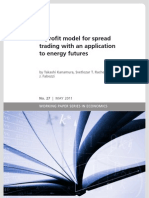 A Profit Model For Spread Trading