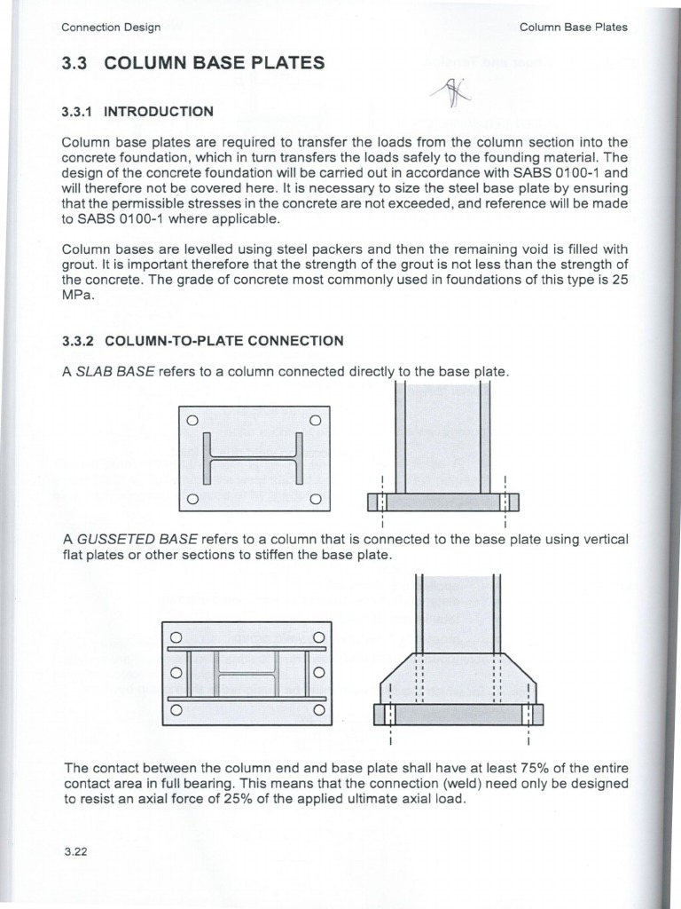 Column Base Plates PDF