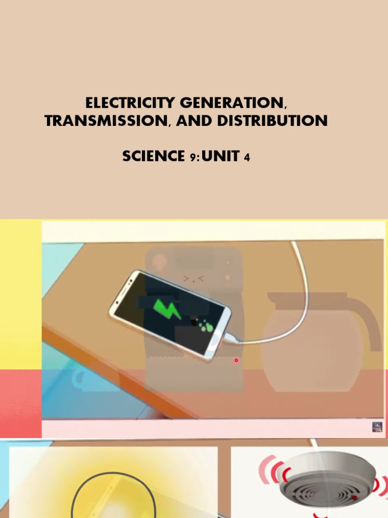 G9 Unit 4 Electricity Generation Transmission And Distribution 1 Pdf