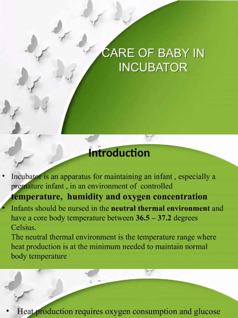 Care of Baby in Incubator | PDF | Neonatal Intensive Care Unit ...