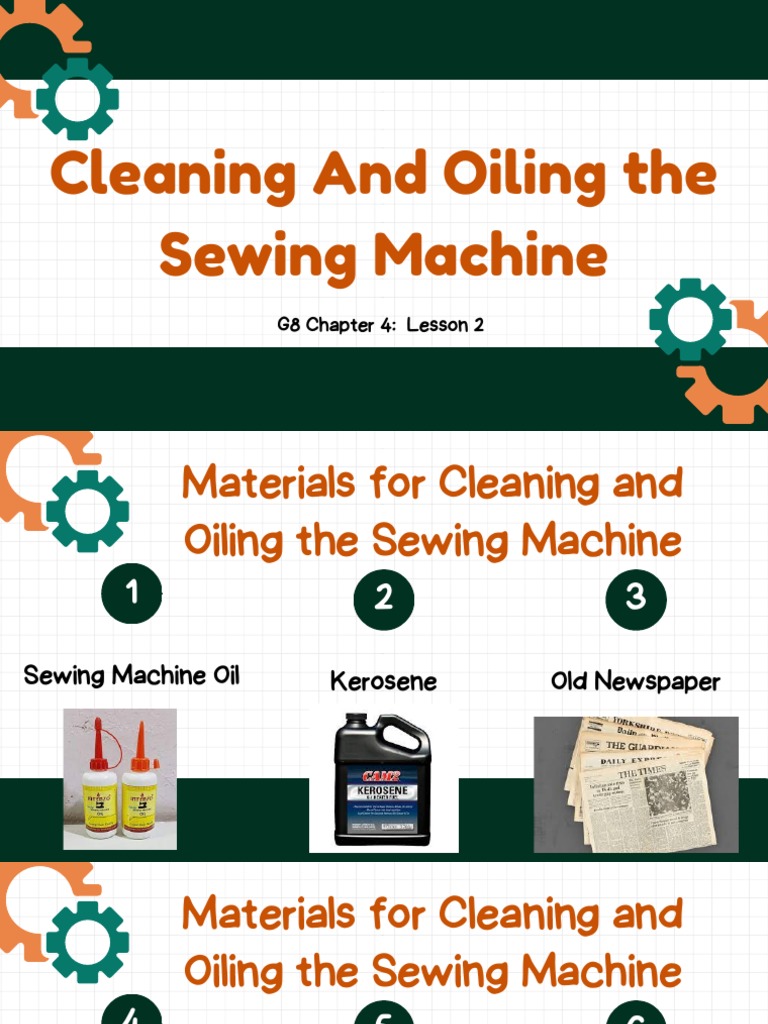 Sewing Machine Cleaning Guide | PDF