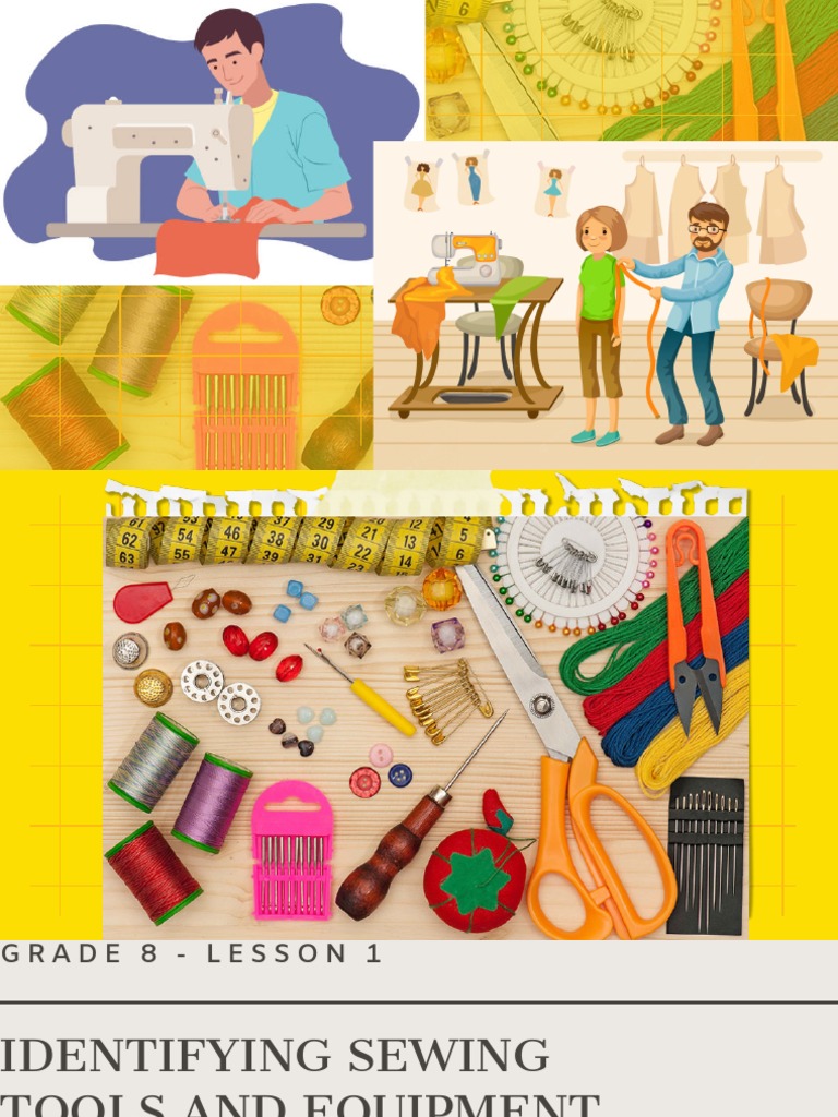 Identify Sewing Tools and Equipment PDF