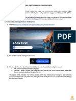 Cara Daftar Akaun Tradingview