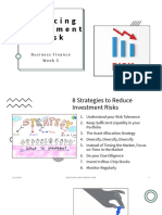 Reducing Investment Risk Business Finance