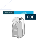 Millipore Water-Purifier Synergy-UV Manual